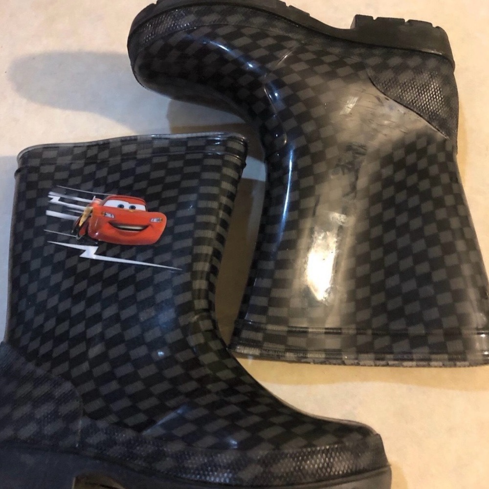 Boots rain Disney Pixar Cars boys new size 10M man made materials